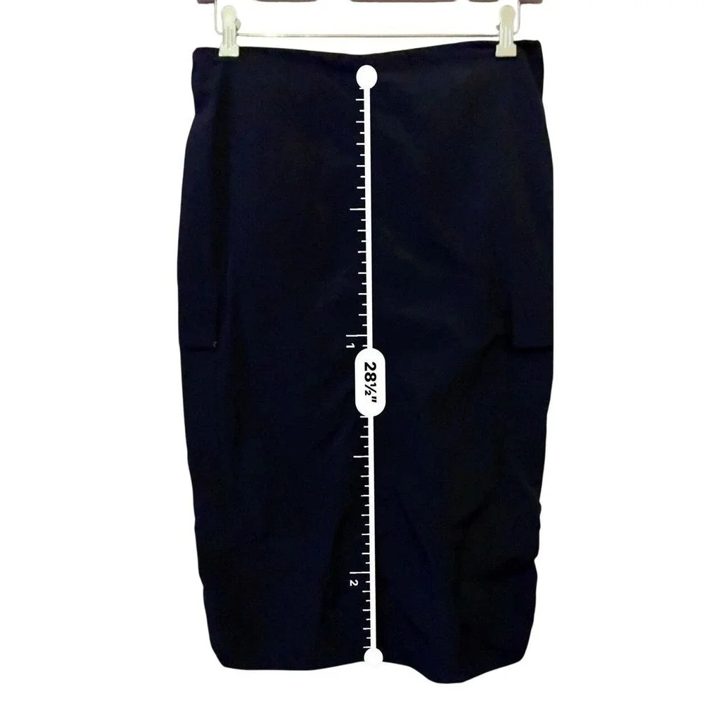NOBO‎ Size XS Long Black Skirt Nylon Parachute Drawstring Cargo Utility Gorpcore
